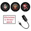 Portable USB LED Projection Light 6 Adjustable Patterns Decor Lamp for Bedroom Ceiling Wall Festival Decor