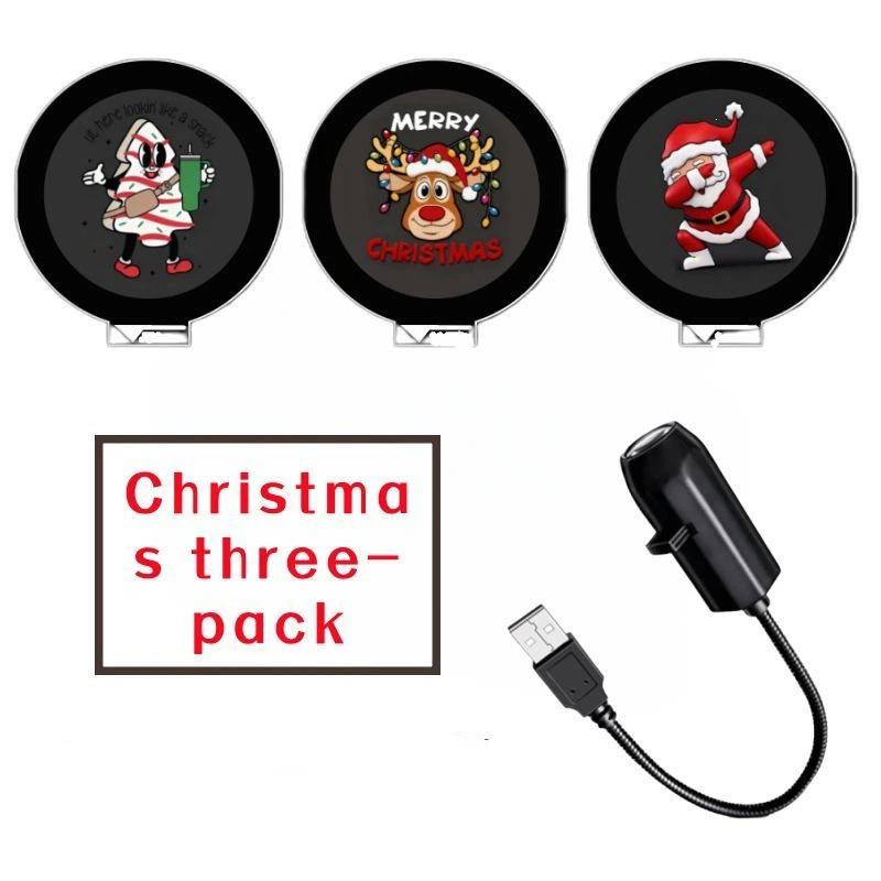 Portable USB LED Projection Light 6 Adjustable Patterns Decor Lamp for Bedroom Ceiling Wall Festival Decor
