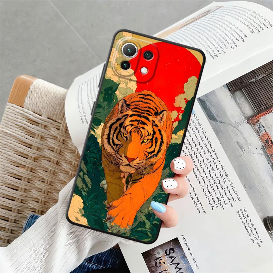 Case for Xiaomi Mi 11T 12T Pro 14 15 Pro 13 Lite 10T 11 12X 12 Funda Phone Cover Cool Tiger Leopard