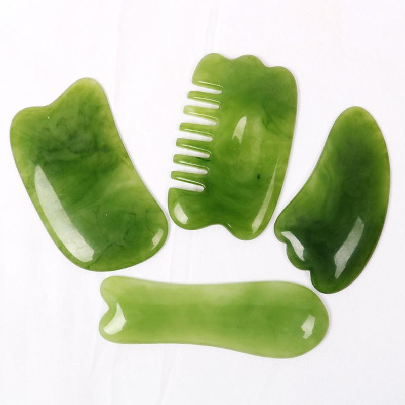 7PCS Gua Sha Scraping Massage Tools Set Guasha Board for Face Neck Eyes