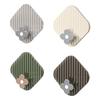 4PCS Adhesive Hooks Plastic Waterproof Nail Free Towel Key Wall Hangers for Kitchen Bathroom Ceiling Office