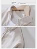 Men's Loose-Fit Long-Sleeve White Linen Shirt – Spring/Fall Japanese Casual Fashion