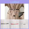 Fashionable Women's Waist Belt Elegant Slim Design For Dresses And Coats In Black Red White