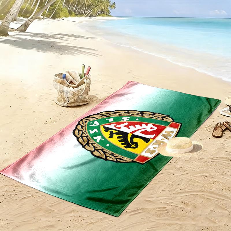 SLASK WROCLAW Print Beach Towel, Large Soft Quick Dry Towel for Beach Camping Swimming