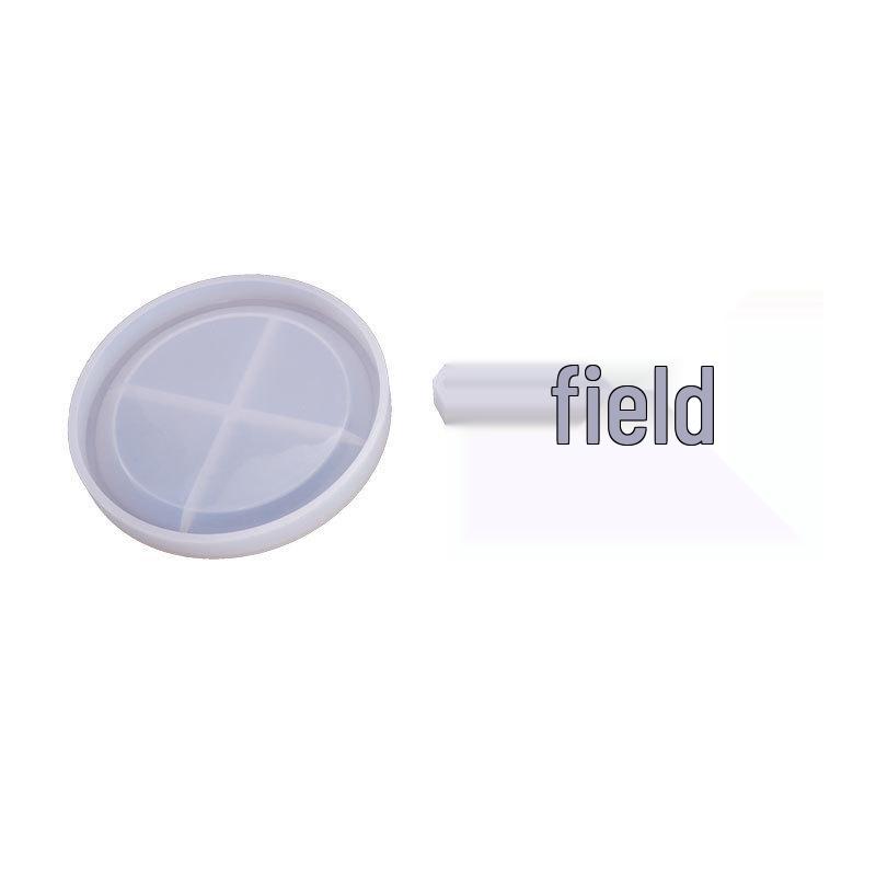 Poppy Crystal Resin Mold: Round & Hexagonal Coaster Silicone Molds for DIY Tabletop Decorations