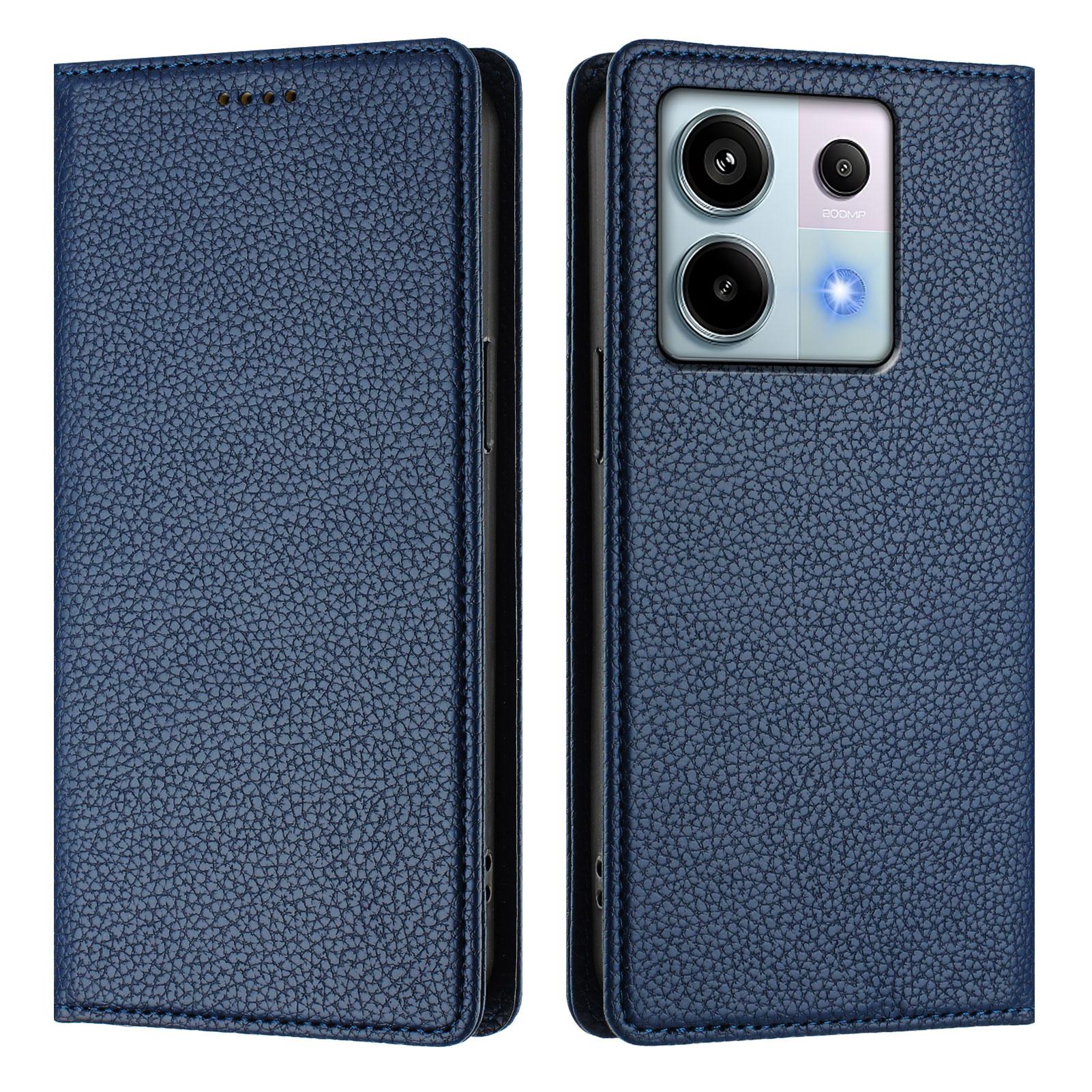 

For Xiaomi Poco X6 5G/Xiaomi Redmi Note 13 Pro 5G Wallet Case RFID Blocking Litchi Texture Leather Mobile Cover G