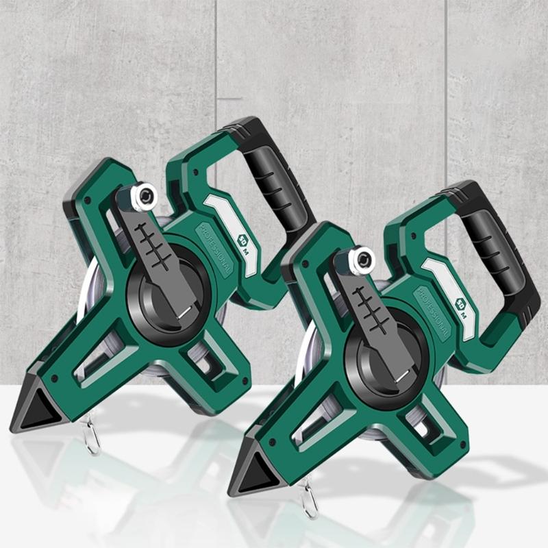Professional Waterproof Tape Measure Easy to Use & Reliable Measuring Tool 30/50/100m for Construction House Decoration