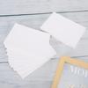 100 pz Cartoncino Bianco Testurizzato Carta Bianca Tagboard Carta Bordo Lacerato Progetto Creativo