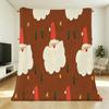 Non-Shedding Santa Claus Flannel Blanket - Soft, Warm & Cozy, Ideal for Home, Sofa, Bedroom, Holiday Decor, Movie Nights, Halloween & Christmas