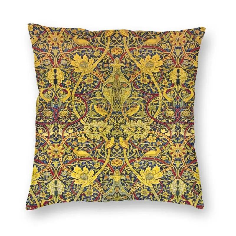 Floral Pattern Bedroom Pillowcase Living Room  Decor Strawberry Thief Red Cushion Cover