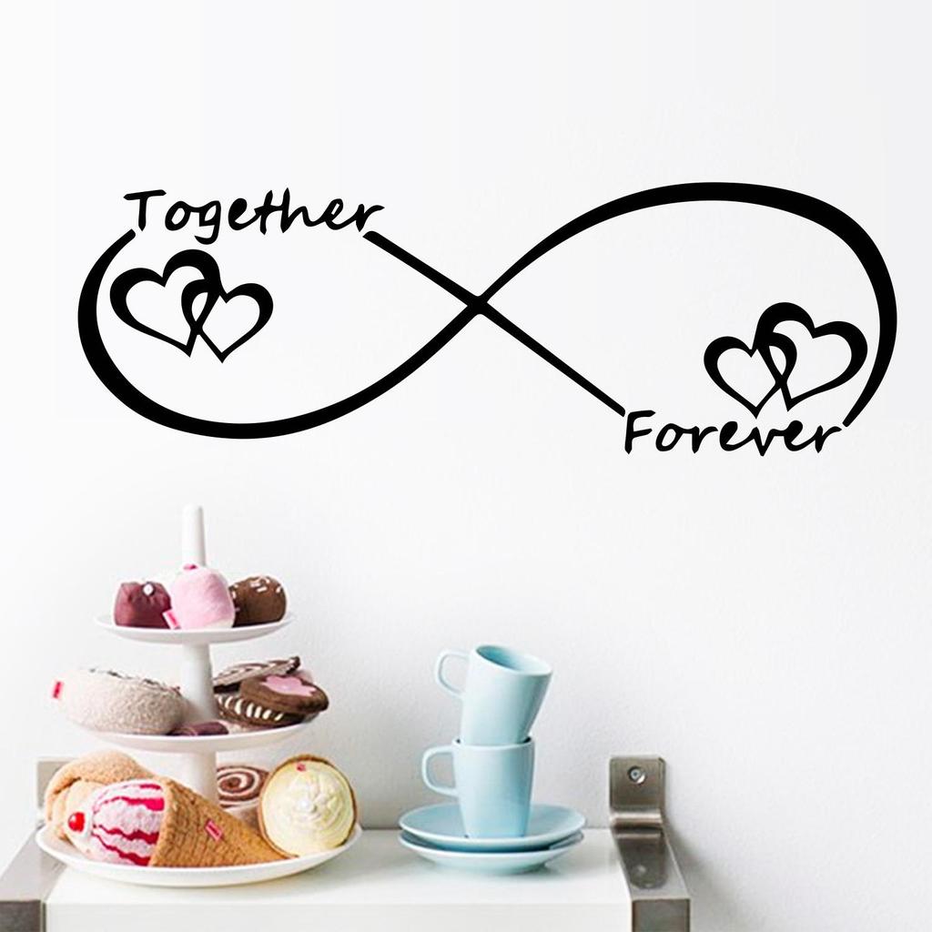 Valentine's Day Romantic Love Wall Stickers for Couples - Home & Living Room Decor