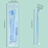Double Head Single Bundle Orthodontic Toothbrush Interdental Cleaning Brush Portable Soft Bristles Tooth Cleaning Tool