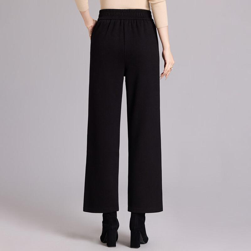 Baolianduo Women's Warm Straight-Leg Casual Pants