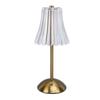 Cordless Table Lamp 3 Colors LED Lamp Stepless Dimming 2000mAh Battery Operated Rechargeable Small Lamp for Bedroom
