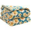 Nordic throw blanket for beds pastoral flower cotton sofa blanket cover sofa towel summer cool quilt gauze soft bedspread sheet