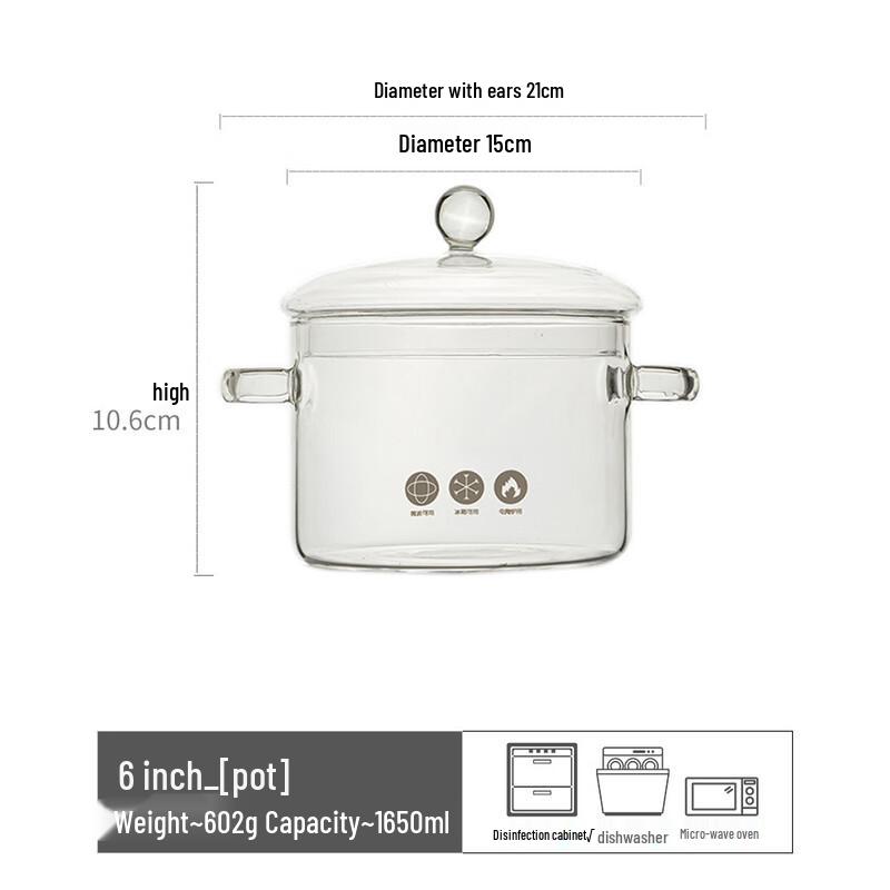 Shuangqi High Heat-Resistant Glass Pot