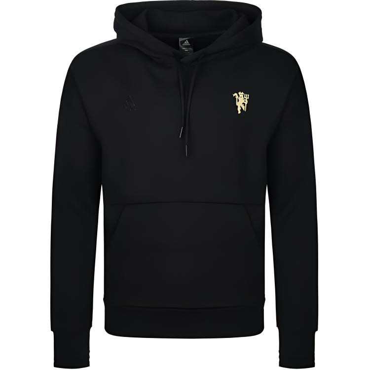 Adidas Manchester United MUFC SSP Heavy Hoodie Cotton Sports Comfort Men hoodies Black CW7655 S