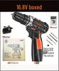 Cordless Drill & Electric Screwdriver Set with Lithium Battery - Complete Hardware Toolbox & Power Tools Gift Set