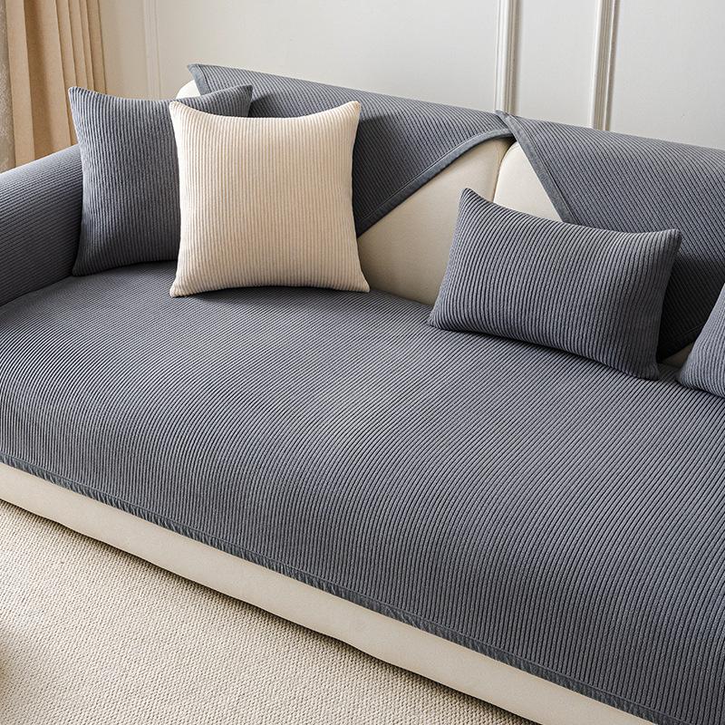 

Premium Cream Wind Sofa Cushion New Four-Season Universal Simple Modern Seat Cushion Non-Slip Cover Cover Cloth 70*70cm