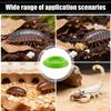 Isopod Feeder 12 Pieces Non-Slip Terrariums Feeding Tray Dubia Roaches Feeder Bowls For Springtails Millipedes Dwarf