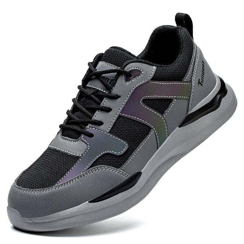 

Рабочие кроссовки со стальным носком, мужская защитная обувь, устойчивая к проколам рабочая обувь, ботинки, неразрушимая обувь, легкая безопасная обувь 40