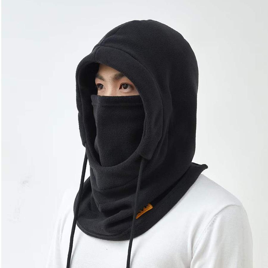 Men and Women Outdoor Cycling Masks for Neck Protection and Cold Protection Integrated with Velvet Face Protection Ski Pullover Hat