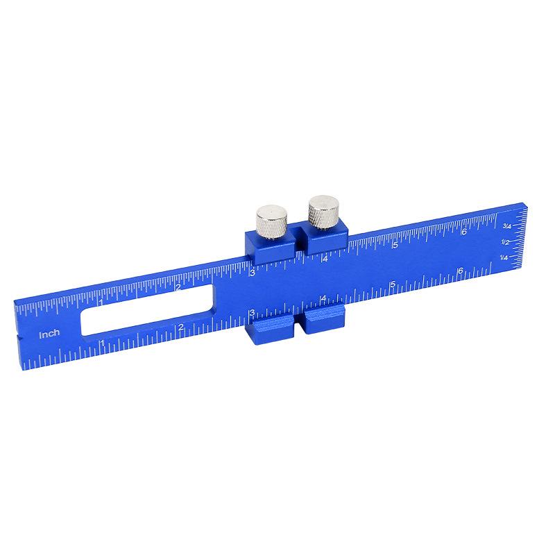 Woodworking Precision T-Square and Marking Ruler with Slider