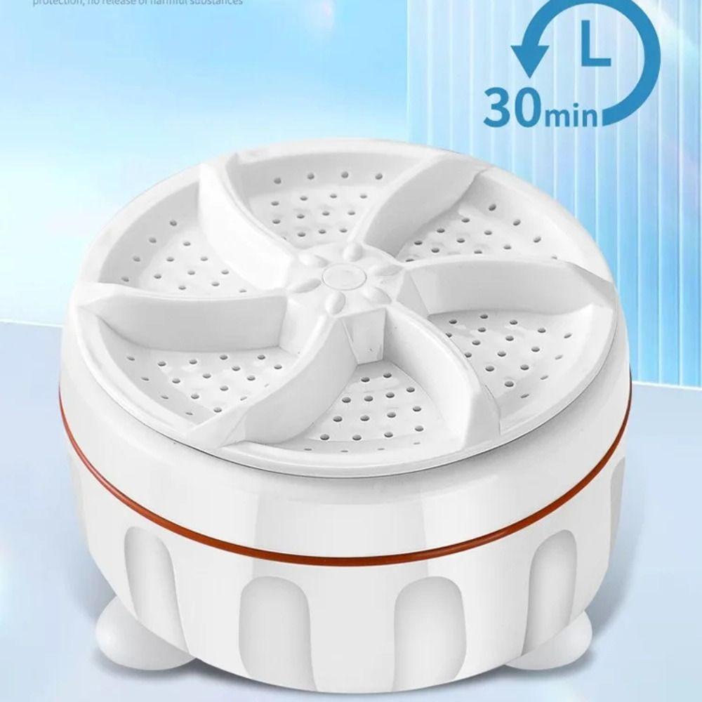 USB Mini Washing Machine Two-way Rotating Turbine Turbo Washer Travel