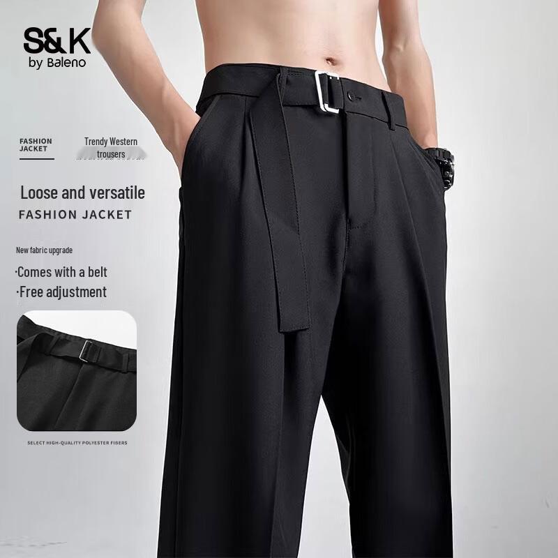 

Baleno Men s S&K Straight Leg Casual Pants S