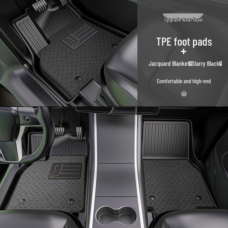 Toyota Hilux/Revo/Rocco TPE Rubber Floor Mats - Driver & Passenger Sides
