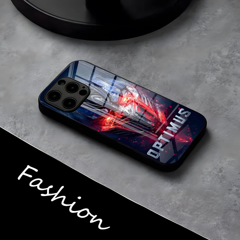 T-Transformers Anime Phone Case For IPhone 17 Pro Max 16 15 14 Pro Max 13 11 X Xs Xr 8 7Plus Glass Cover