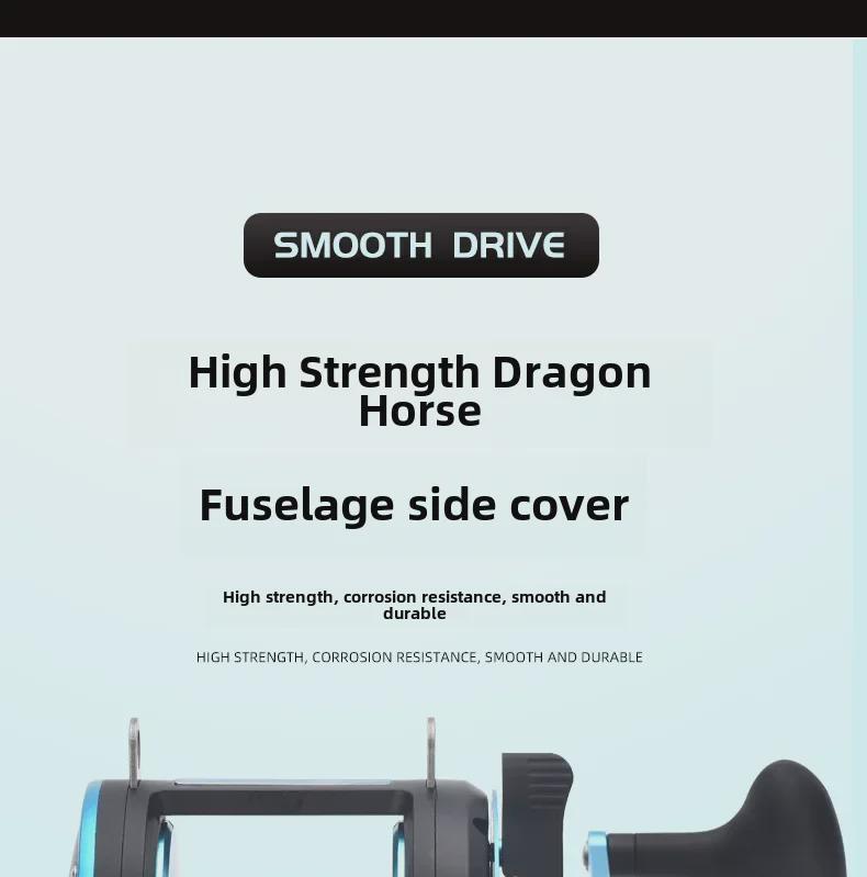 Kemalong Double Speed Metal Sea Fishing Reel - Anti-Seawater Drum Wheel