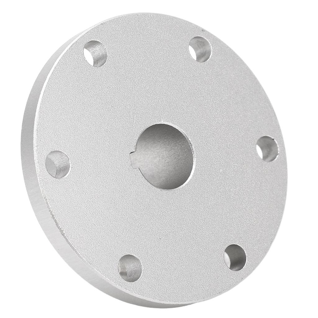1/2in RC Key Hub Shaft Coupling Aluminium Alloy Silver RC Model Accessory for Replacement