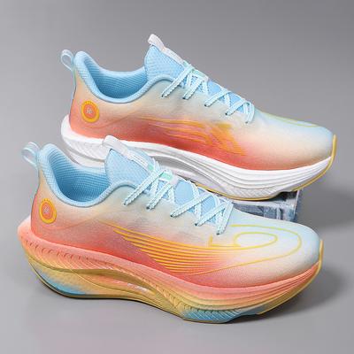 Paar Laufschuhe für Herren Damen Leicht Atmungsaktives Mesh Sportlich Komfortable Dämpfung Rutschfest Mode FreizeitSchuhe