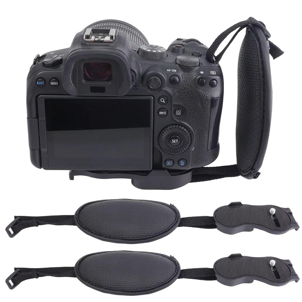 1/2 Stück SLR-Kamera-Handgelenkband Anti-Sturz Leder-Handgriff für Canon Nikon Sony Pentax Digitalkameras Riemen Aufhängeschnur Clip