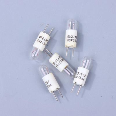 5/10 Stück 6,3V 75mA Glühlampen im Bi-Pin-Stil für Wahlschalter Phono Marantz und viele Vintage Hi-Fi Stereo-Receiver