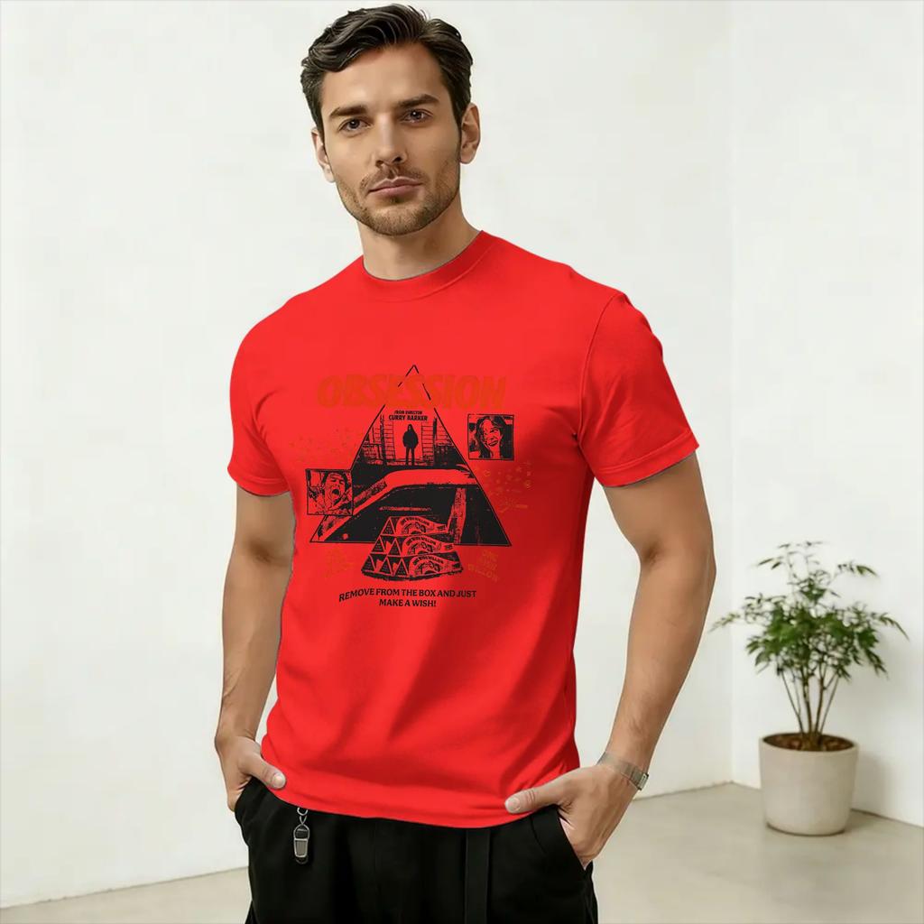 Obsession One Wish Weide T-Shirt Sommer Trend T-Shirts Unisex Baumwolle Rundhals Große Größen 5XL Top T-Shirts Kurzarm Lustiges T-Shirt