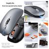 OLOEY M103 Wireless Bluetooth Silent Mouse with Power Display