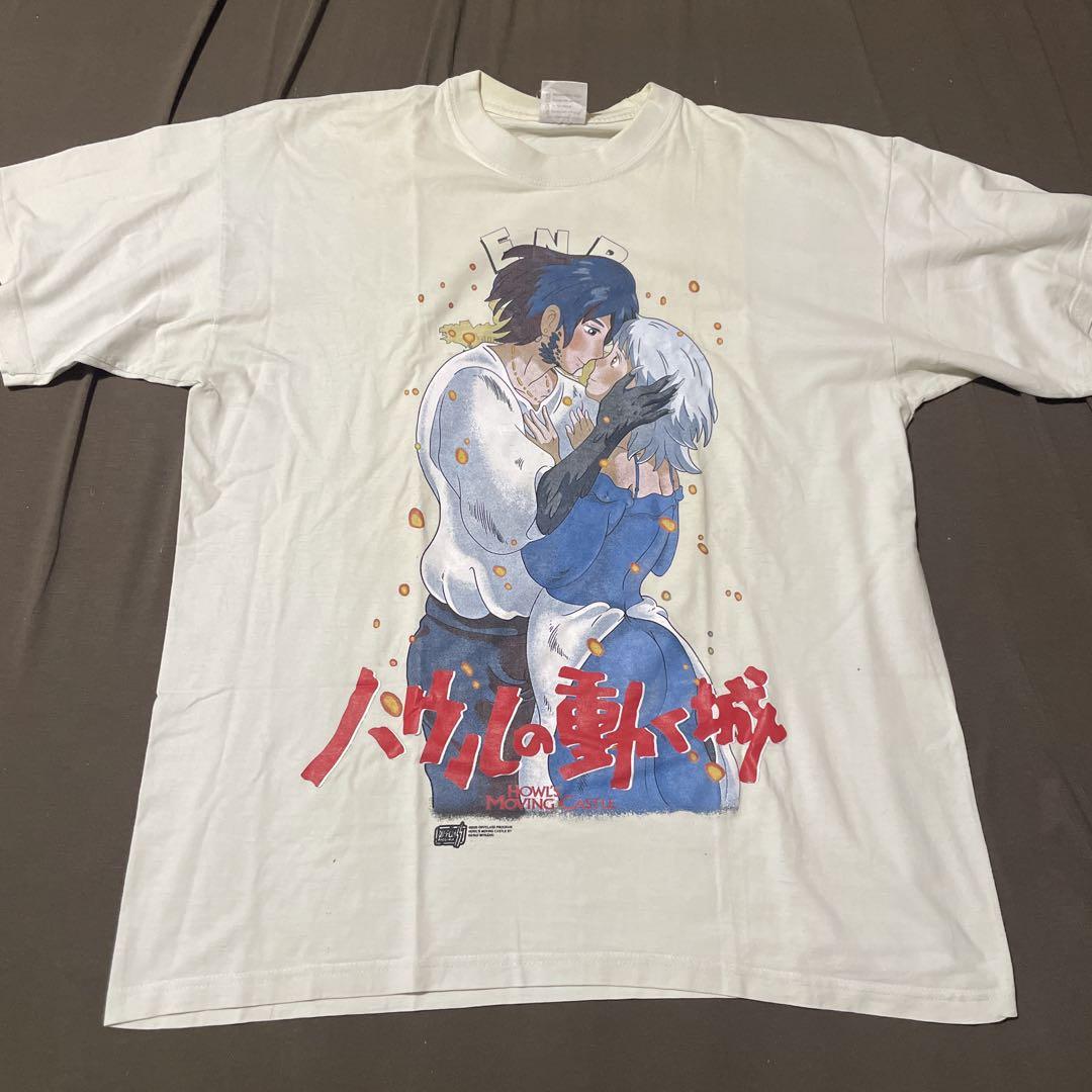 

[Б/У] Специальное! Футболка «Ходячий замок» Ghibli бутлег знаменитая сцена