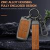 For VOLKSWAGEN Zinc Alloy Car Key Case For Volkswagen Polo Tiguan Golf 4 5 Jetta Beetle Scirocco Passat VW Key Cover Protection