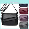 Stylish Women's Casual Shoulderbag Soft Pu Leather Handbag With Adjustable Strap