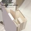 Foldable Wall-Mounted Trash Can for Kitchen & Bathroom