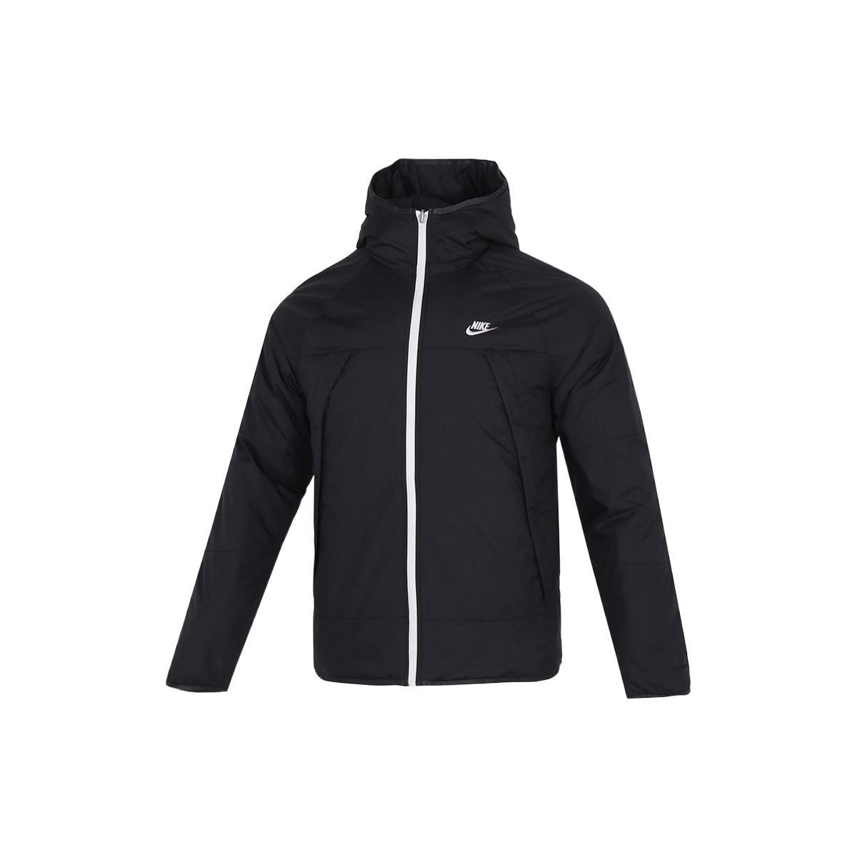 Nike Sw Therma-fit Legacy waterproof Reversible Stay Warm Hooded Padded Jacket Black Men s DH2784-010 L