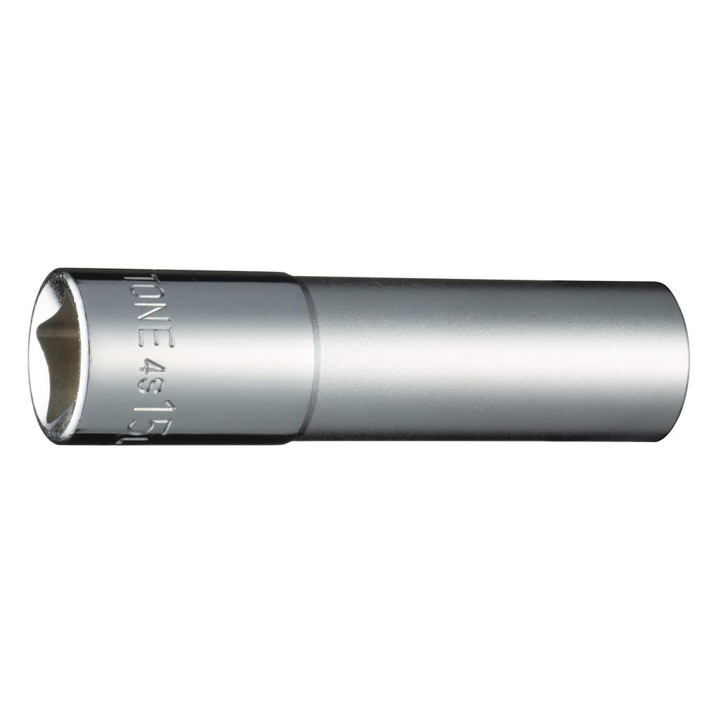 TONE Deep Socket Drive Angle Width Across Flats 15mm (Hexagonal) 4S-15L 12.7mm (1/2")