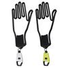 Golf Glove Holder Rack Portable Plastic Gloves Hanger with Key Chain Golf Gloves Supports Gloves Display Stand Golf Accessories