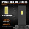 2Pcs Super Bright 100W 30000LM H4 LED Car Light Bulbs H7 H8 H11 H1 9005 9006 9012 HB3 HB4 Hir2 LED Headlight Mini Hi/Lo Beam Auto Lamp 12V 6000K 3000K