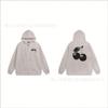Mens Oversized Zip-Up Hooded Sweatshirt Casual Streetwear Cotton Pullover Fall