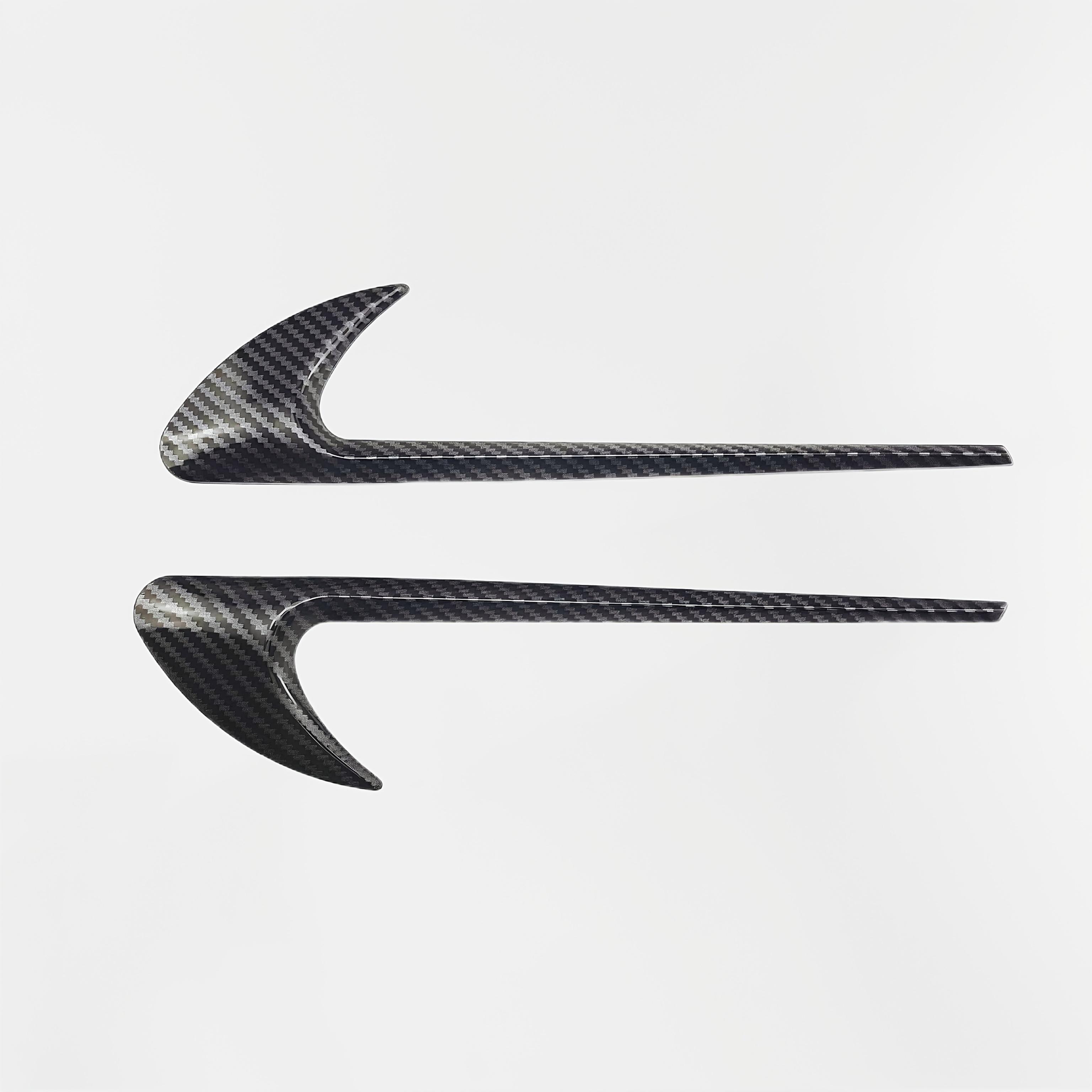 

2pcs 3D ABS Vent Mudguard Decoration Logo Blade Emblem C200 C300 E300 E400 W213 Car Side Sticker - Durable ABS Material,Car Enthusiasts