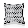 Nordic Velvet Line Print Cushion Cover Plaid Jacquard Throw Pillow Cover 45x45cm Living Room Bedroom Decorative Pillows for