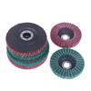100/115/125mm Grinding Wheel For Angle Grinder Nylon Fiber Flap Polishing Wheel Disc 5 Inch Non-Woven Grinding Wheel Metal Wood